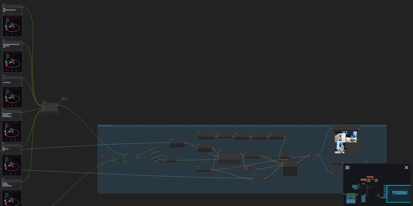 人物换姿态多视角 · ComfyUI 工作流